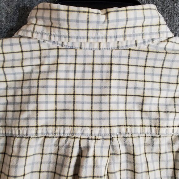 Carhartt Men's Size Large L Short Sleeve Button Down Plaid Adult Shirt Pockets - Picture 3 of 9